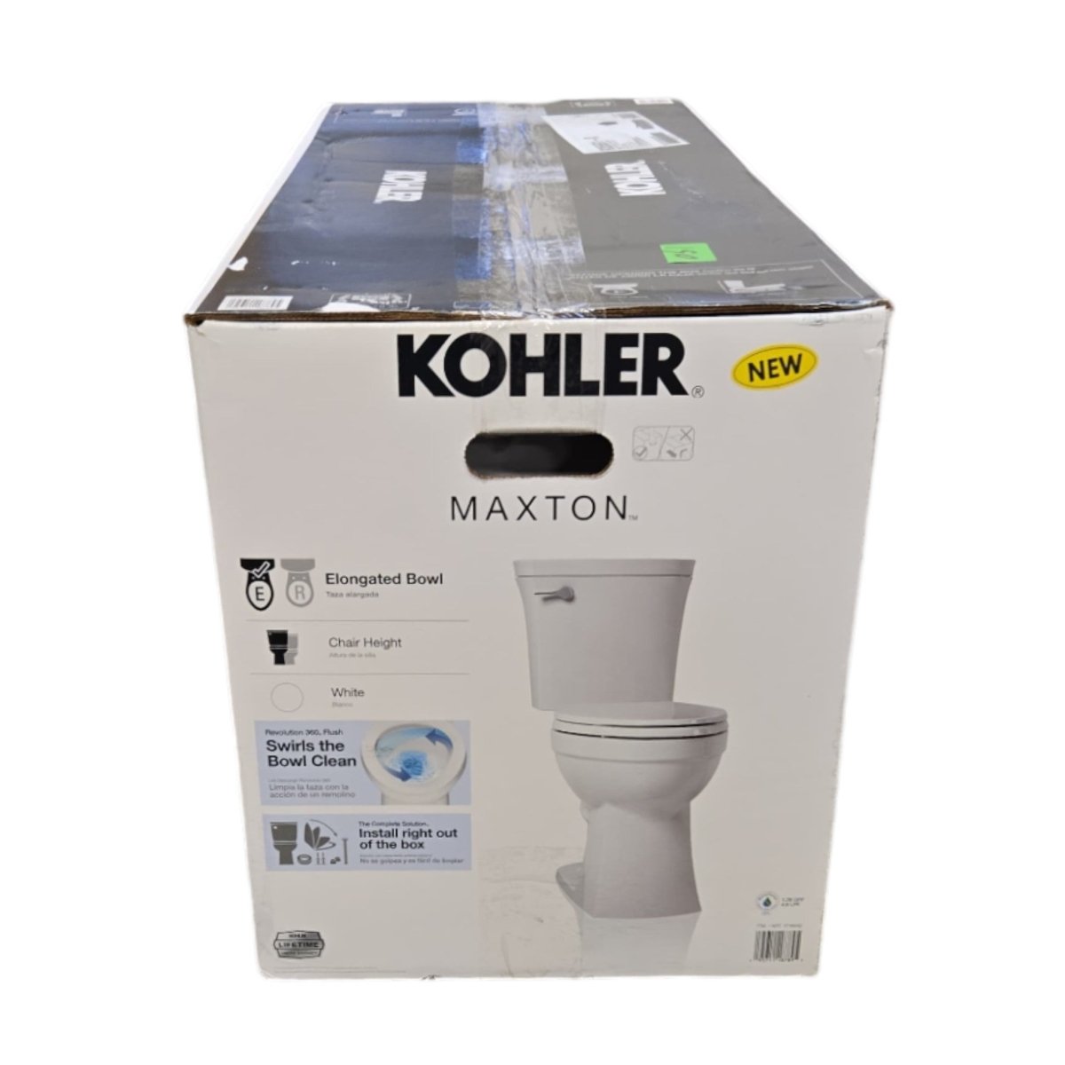 Kohler Maxton 2pc Toilet - New - (ID N5837) - available at Alpine Outlets in Denver