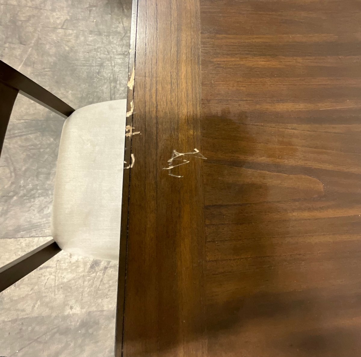 Large Brown Dinning Table with 8 Chairs - Alpine Outlets