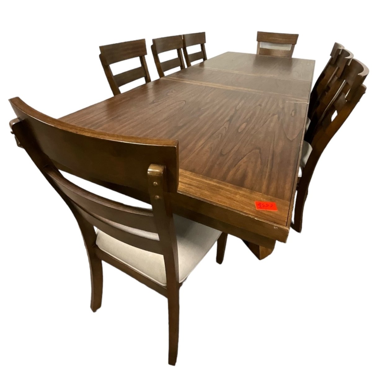 Large Dining Table with 8 Chairs - Alpine Outlets