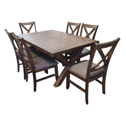 Lathan 7 - Piece Dining Table Set (ID G582491) - Furniture available at Alpine Outlets in Denver