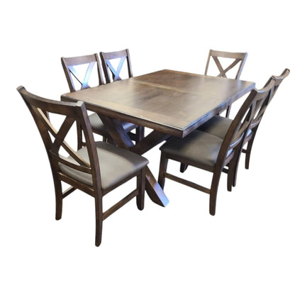 Lathan 7 - Piece Dining Table Set (ID G582491) - Furniture available at Alpine Outlets in Denver