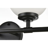 Ansley 33 Inch 4 Light Black Bathroom Vanity Wall Sconce