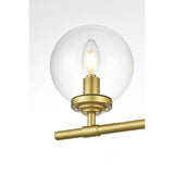 Ingrid 24 Inch 3 Light Brass Bathroom Vanity Wall Sconce