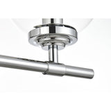 Ingrid 24 Inch 3 Light Chrome Bathroom Vanity Wall Sconce