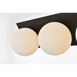 Jillian 29 Inch 4 Light Black Bathroom Vanity Wall Sconce