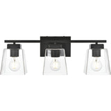Merrick 23 Inch 3 Light Black Bathroom Vanity Wall Sconce