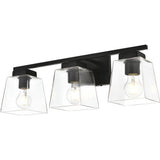 Merrick 23 Inch 3 Light Black Bathroom Vanity Wall Sconce