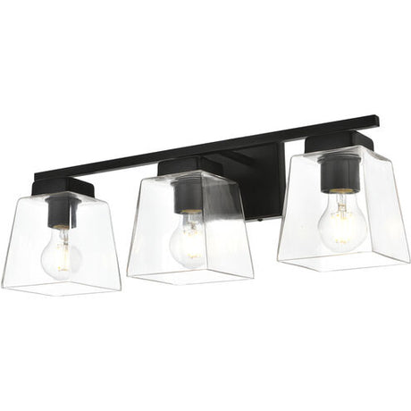 Merrick 23 Inch 3 Light Black Bathroom Vanity Wall Sconce