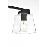 Merrick 23 Inch 3 Light Black Bathroom Vanity Wall Sconce