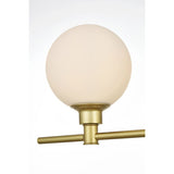 Cordelia 47 Inch 5 Light Brass Bathroom Vanity Wall Sconce