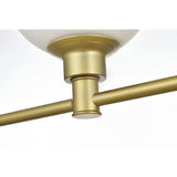 Cordelia 47 Inch 5 Light Brass Bathroom Vanity Wall Sconce