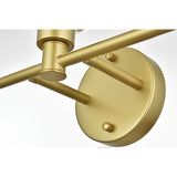 Cordelia 47 Inch 5 Light Brass Bathroom Vanity Wall Sconce