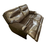 Leather Electric Reclining Chair with USB - available at Alpine Outlets in Denver