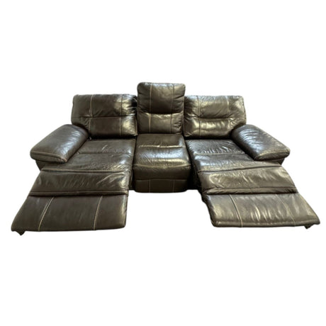 Leather Power Reclining Sofa (ID G482916) - Furniture available at Alpine Outlets in Denver