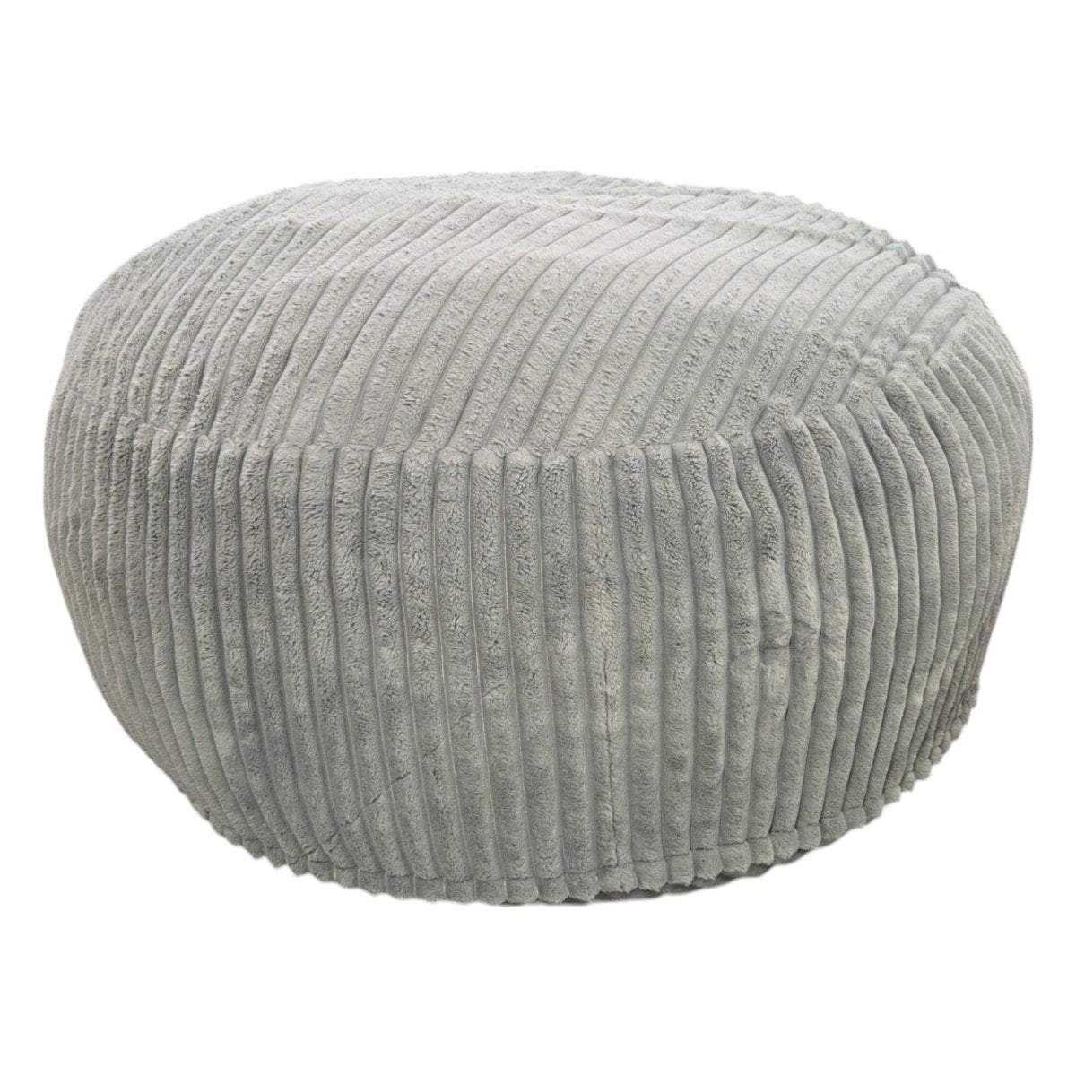 Light Gray Fabric Circle Beanbag (ID L045678) - available at Alpine Outlets in Denver