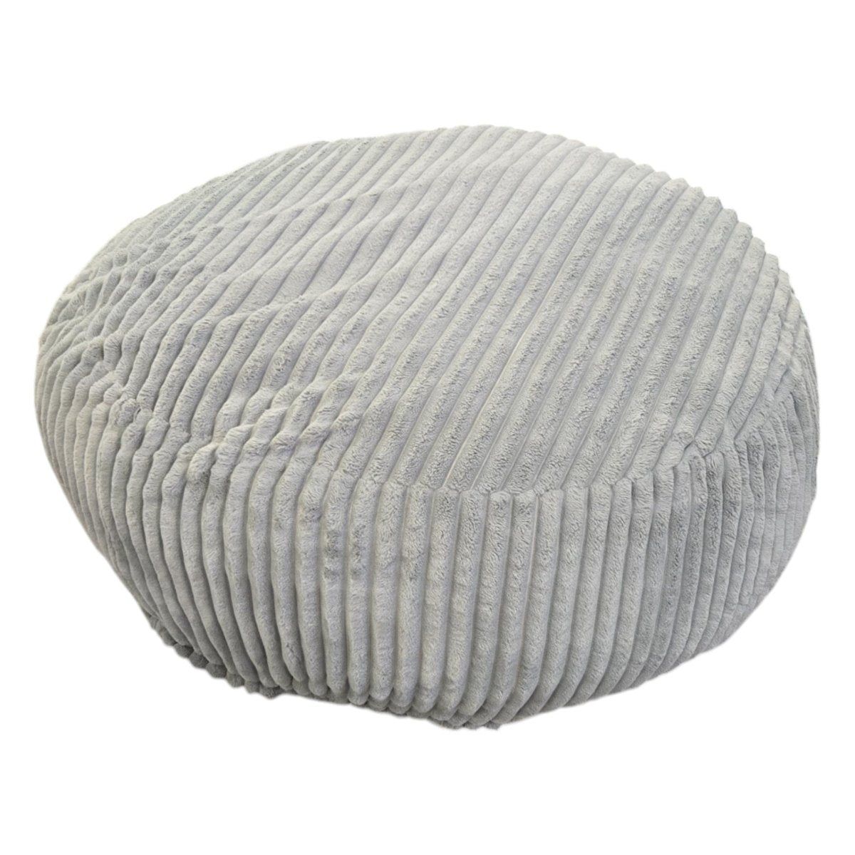 Light Gray Fabric Circle Beanbag (ID L045678) - available at Alpine Outlets in Denver