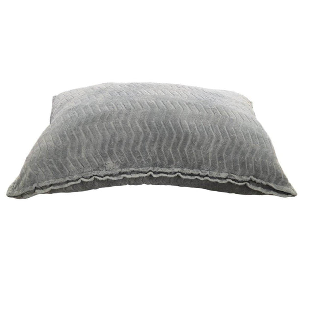 Light Gray Fabric Rectangular Beanbag (ID L093456) - Alpine Outlets