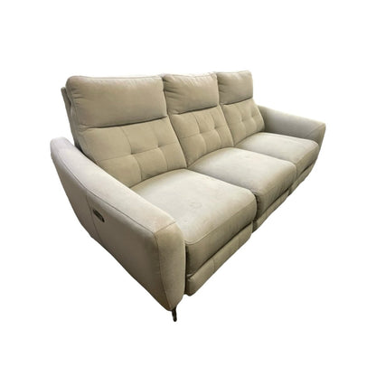 Light Grey Sofa Recliner with USB Charging - available at Alpine Outlets in Denver