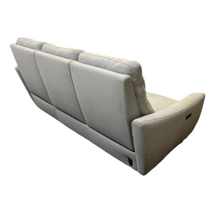 Light Grey Sofa Recliner with USB Charging - available at Alpine Outlets in Denver