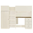 Loft Bed With Built In Wardrobe, Desk, Shelves, And Drawers - Loft Beds available at Alpine Outlets in Denver