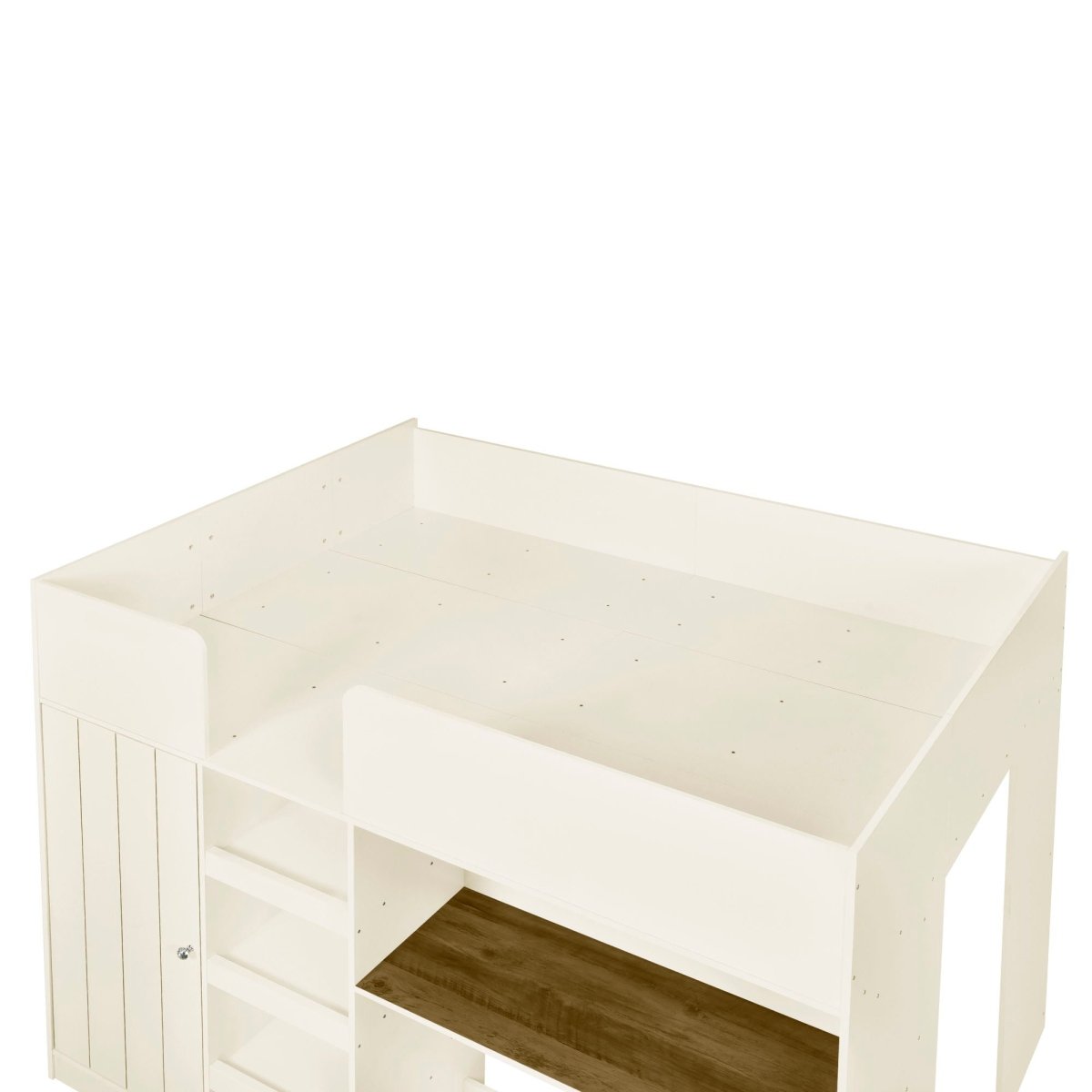 Loft Bed With Built In Wardrobe, Desk, Shelves, And Drawers - Loft Beds available at Alpine Outlets in Denver