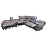 Malachi 6 - Piece Leather Power Reclining Sectional (ID G045893) - Living Room Furniture available at Alpine Outlets in Denver