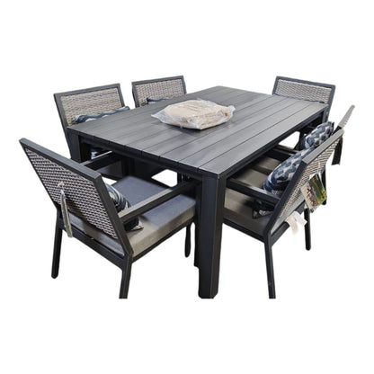 Maribela 7 - Piece Outdoor Patio Dining Set - Alpine Outlets