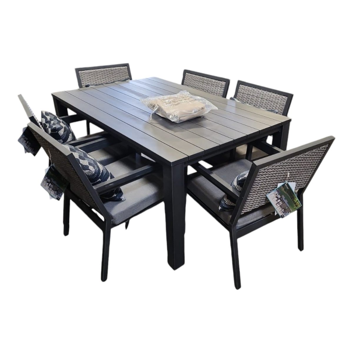 Maribela 7 - Piece Outdoor Patio Dining Set - Alpine Outlets