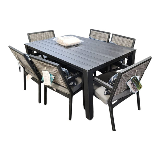 Maribela 7 - Piece Outdoor Patio Dining Set - Alpine Outlets