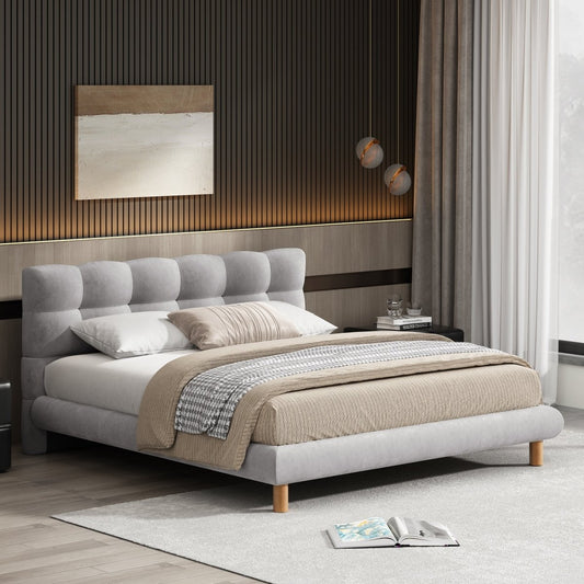 Marino Upholstered Platform Bed Frame - Bedroom Furniture available at Alpine Outlets in Denver