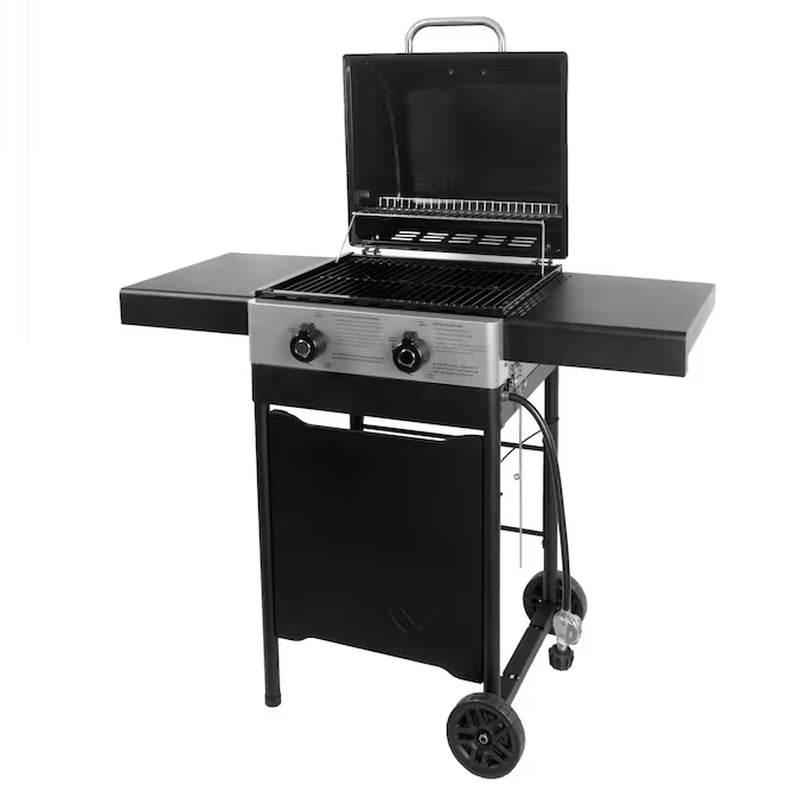 Master Forge 2-Burner Liquid Propane Gas Grill with Side Shelves - Alpine Outlets