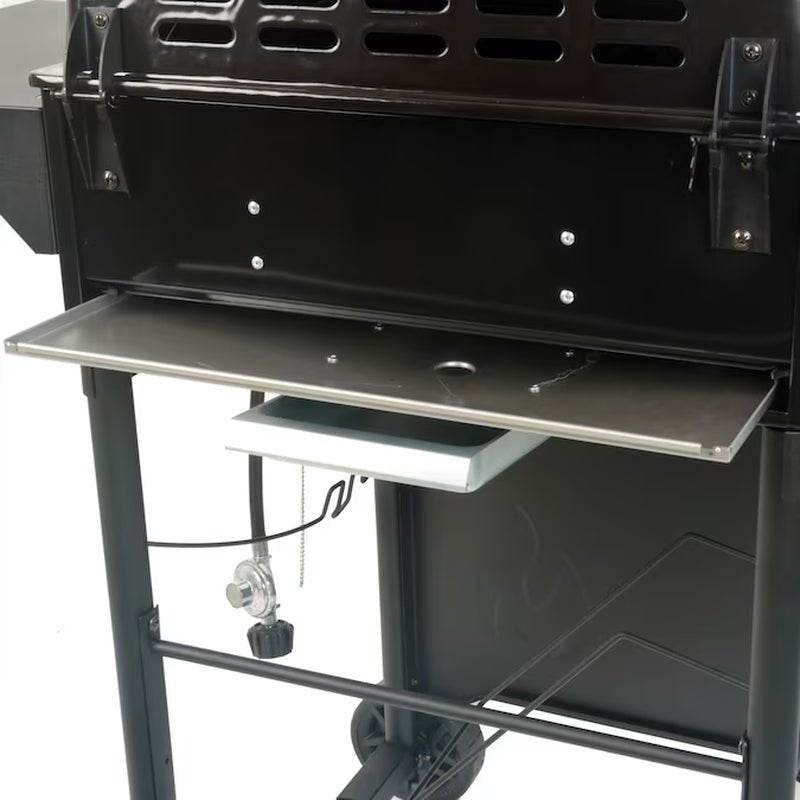 Master Forge 2-Burner Liquid Propane Gas Grill with Side Shelves - Alpine Outlets