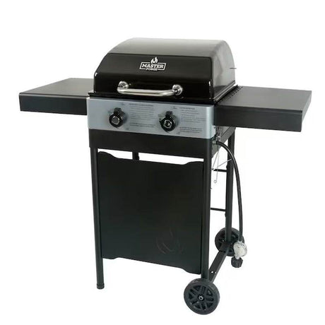 Master Forge 2-Burner Liquid Propane Gas Grill with Side Shelves - Alpine Outlets