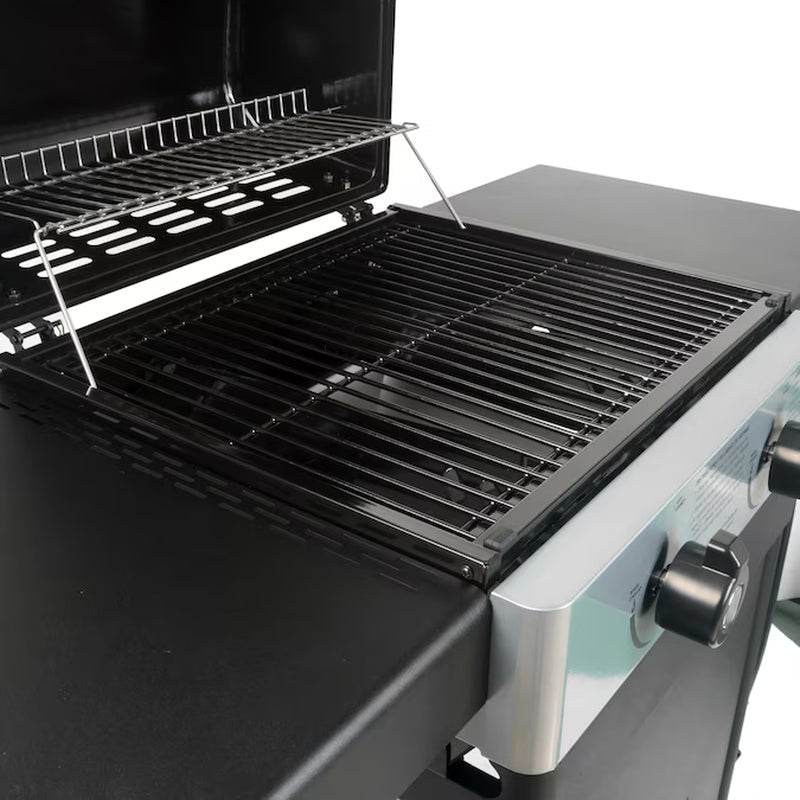 Master Forge 2-Burner Liquid Propane Gas Grill with Side Shelves - Alpine Outlets