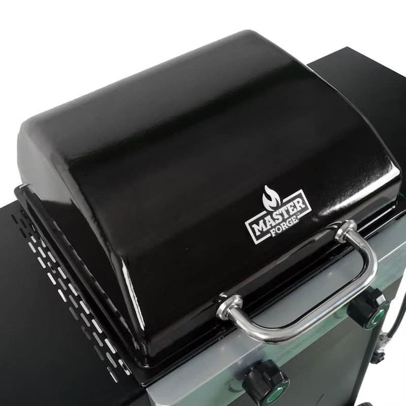 Master Forge 2-Burner Liquid Propane Gas Grill with Side Shelves - Alpine Outlets