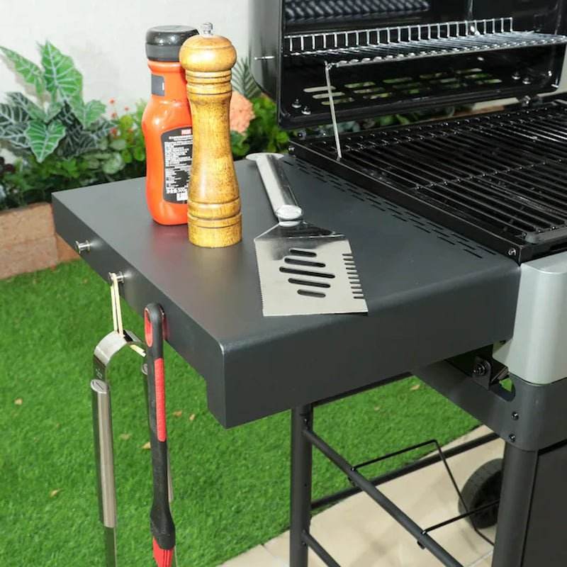 Master Forge 2-Burner Liquid Propane Gas Grill with Side Shelves - Alpine Outlets