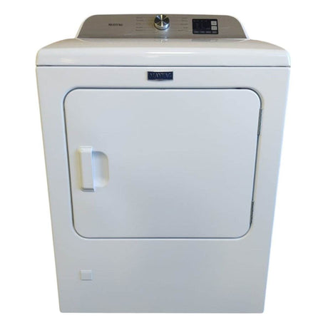 Maytag 7.0 cu. ft. 240-Volt White Electric Vented Dryer with Moisture Sensing (ID N739482) - Alpine Outlets