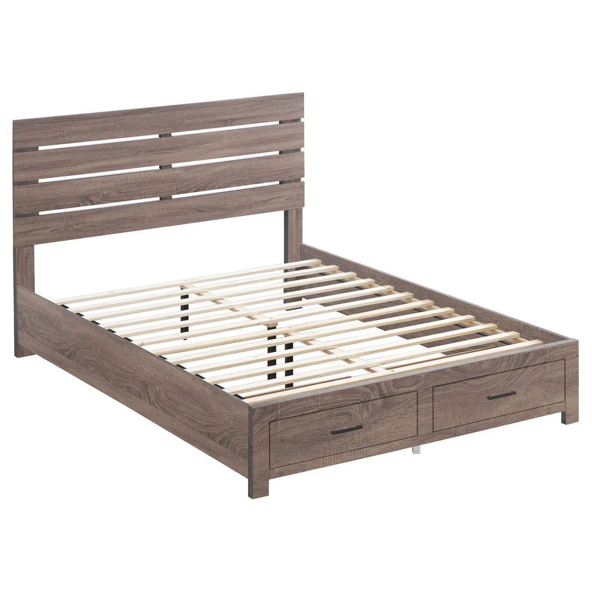 Brantford Queen Storage Panel Bed – Barrel Oak