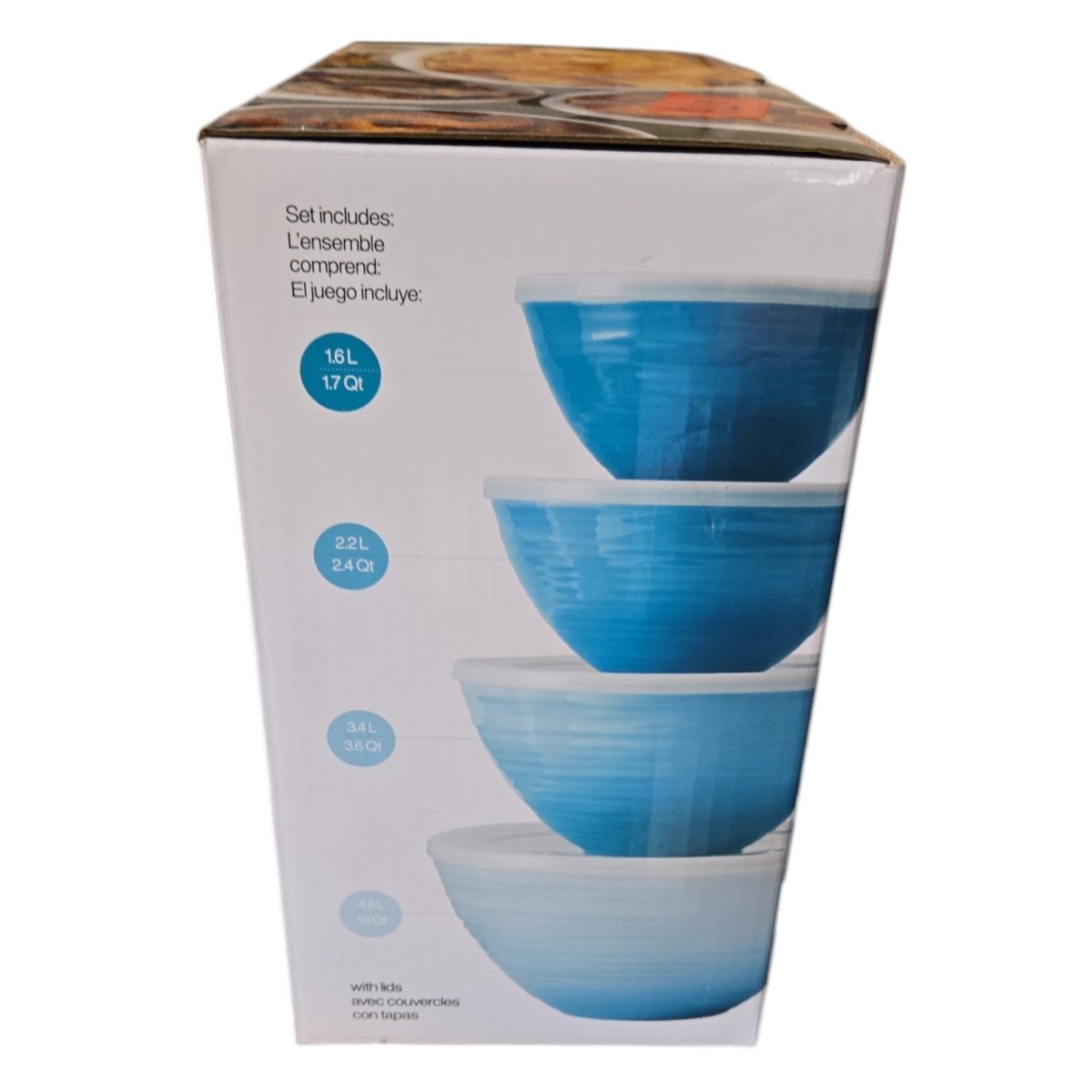 Melamine Ombre Mixing Bowls 4 - Piece Set (ID N012347) - available at Alpine Outlets in Denver