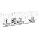 Merrick 3 Light 23 inch Chrome Bath Sconce Wall Light - 🟢 Lighting available at Alpine Outlets in Denver