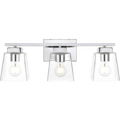 Merrick 3 Light 23 inch Chrome Bath Sconce Wall Light - 🟢 Lighting available at Alpine Outlets in Denver