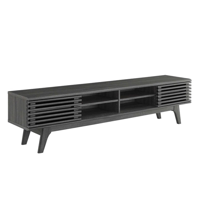 Mid Century Entertainment Center TV Stand 70 Inch - TV Stands available at Alpine Outlets in Denver