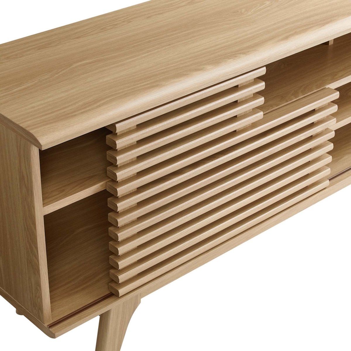 Mid Century Media Console TV Stand 71 Inch - TV Stands available at Alpine Outlets in Denver