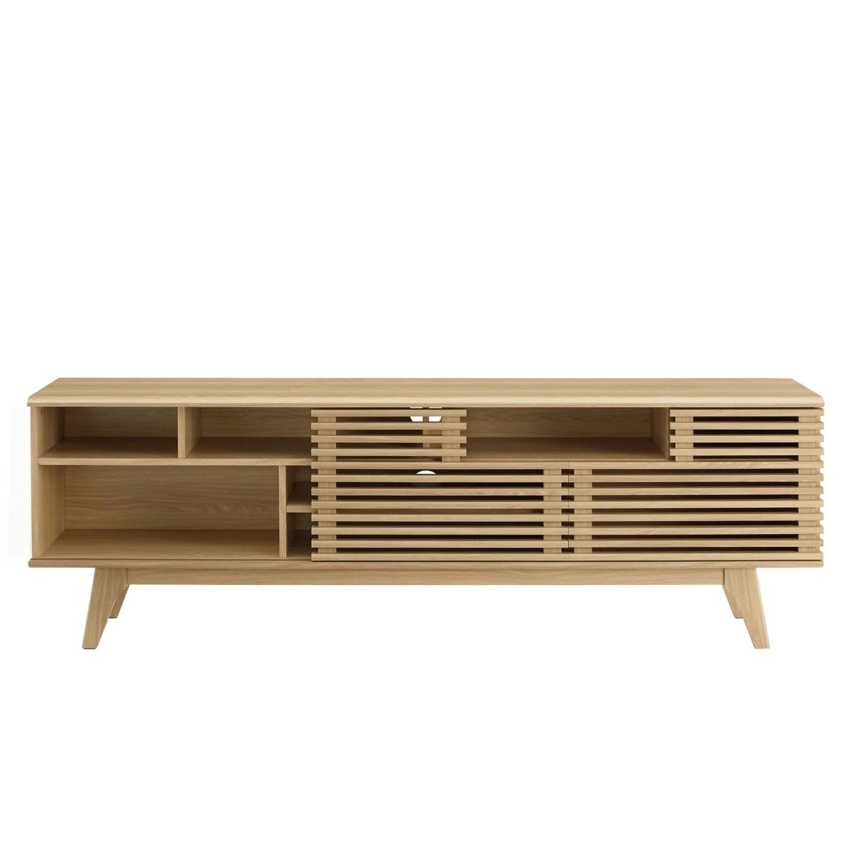 Mid Century Media Console TV Stand 71 Inch - TV Stands available at Alpine Outlets in Denver