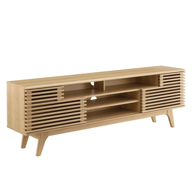 Mid Century Media Console TV Stand 71 Inch - TV Stands available at Alpine Outlets in Denver