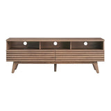 Mid Century Modern TV Stand with Drawers and Open Shelving 60 Inch - TV Stands available at Alpine Outlets in Denver
