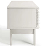 Mid Century Modern TV Stand with Dual Sliding Doors and Drawer 59 Inch - TV Stands available at Alpine Outlets in Denver