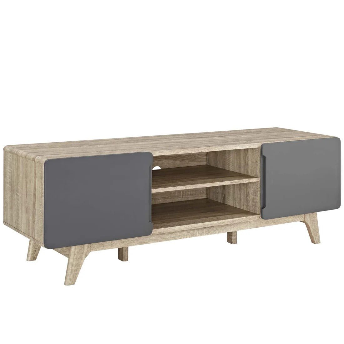 Mid Century TV Stand with Storage 59 Inch - TV Stands available at Alpine Outlets in Denver