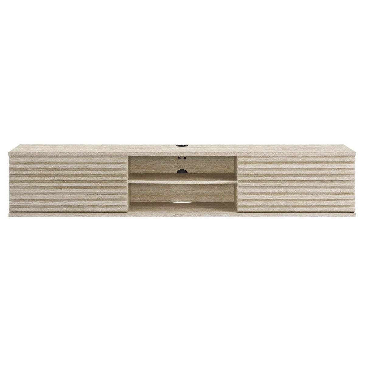 Mid Century Wall Mount Media Console TV Stand 70 Inch - TV Stands available at Alpine Outlets in Denver