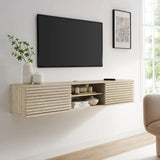 Mid Century Wall Mount Media Console TV Stand 70 Inch - TV Stands available at Alpine Outlets in Denver